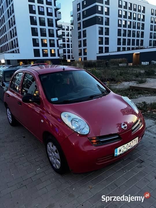 Czerwony Używany 2004 Nissan Micra Hatchback | 4099 zł (Dobra cena) - Obraz 1/4