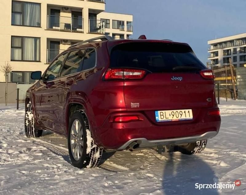 Czerwony Używany 2017 Jeep Cherokee Overland SUV | 69 900 zł (Dość drogi) - Obraz 1/4