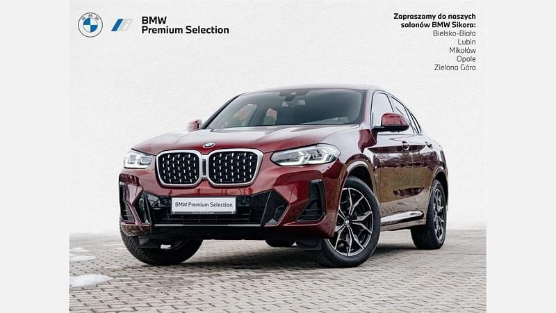 Czerwony aventurine bmw individual metalizowany Używany 2023 BMW X4 Shadowline SUV | 214 900 zł (Uczciwa cena) - Obraz 1/3