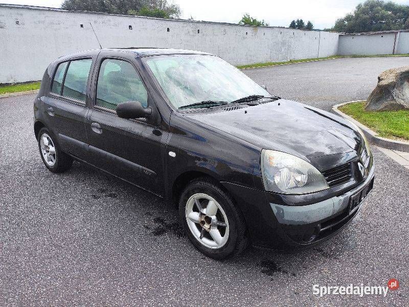 Czarny Używany 2005 Renault Clio II Hatchback | 5000 zł - Obraz 1/4