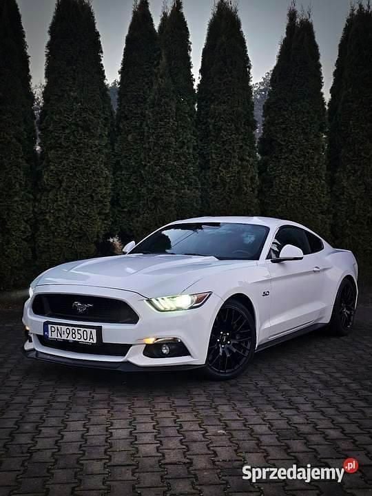 Biały Używany 2016 Ford Mustang GT Coupe | 99 900 zł (Dość drogi) - Obraz 1/4