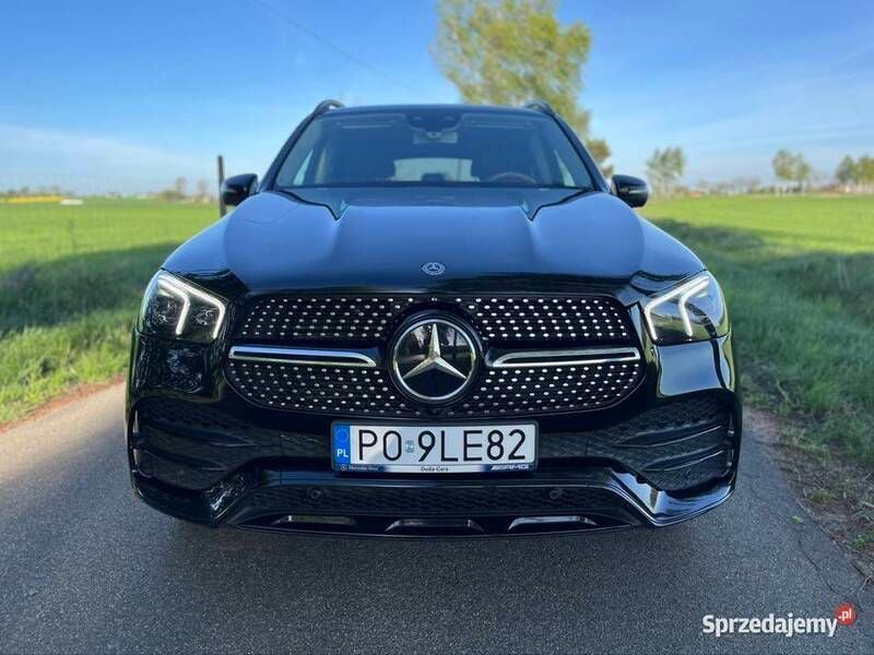 Czarny Używany 2019 Mercedes GLE300 AMG SUV | 199 000 zł - Obraz 1/4