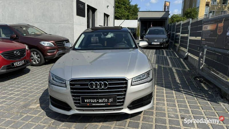 Beżowy Używany 2017 Audi A8L Comfort Sedan/Limuzyna | 124 900 zł - Obraz 1/4