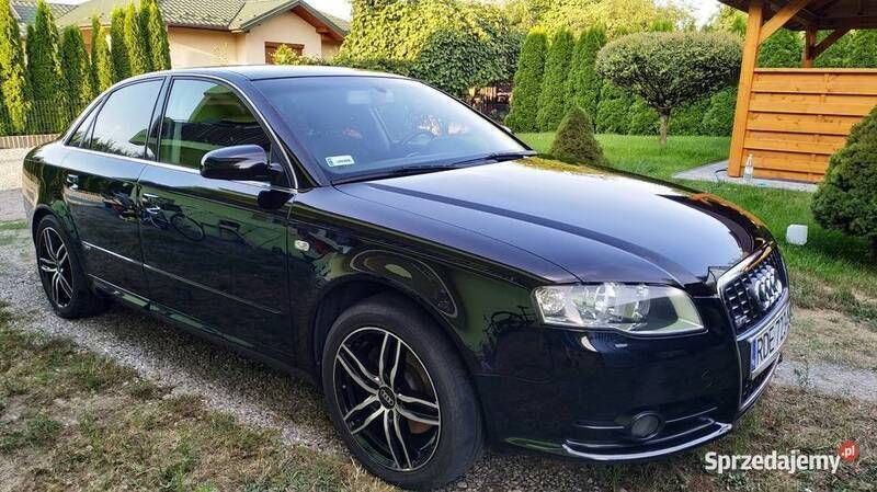 Czarny Używany 2007 Audi A4 Sedan/Limuzyna | 28 500 zł (Drogi) - Obraz 1/4