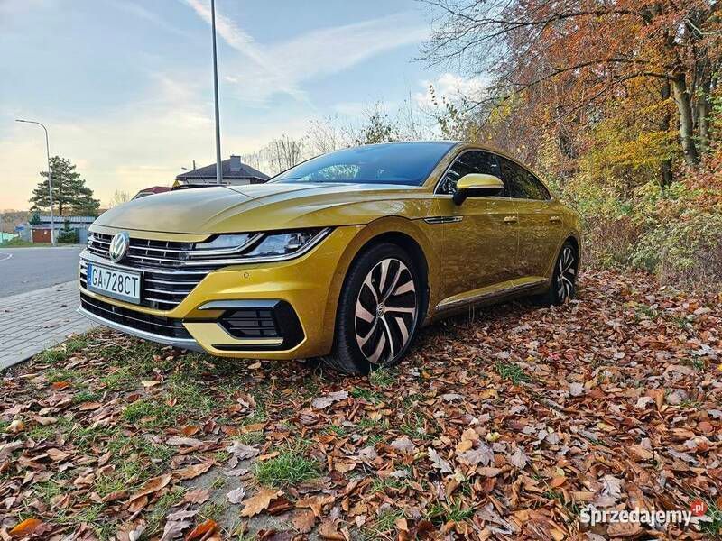 Używany VW Arteon R-line 190 KM (139 kW) 2018 Złoty Sedan/Limuzyna