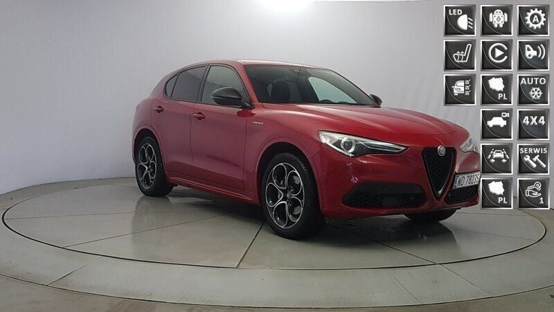 Czerwony Używany 2022 Alfa Romeo Stelvio Veloce SUV | 165 800 zł (Uczciwa cena) - Obraz 1/4