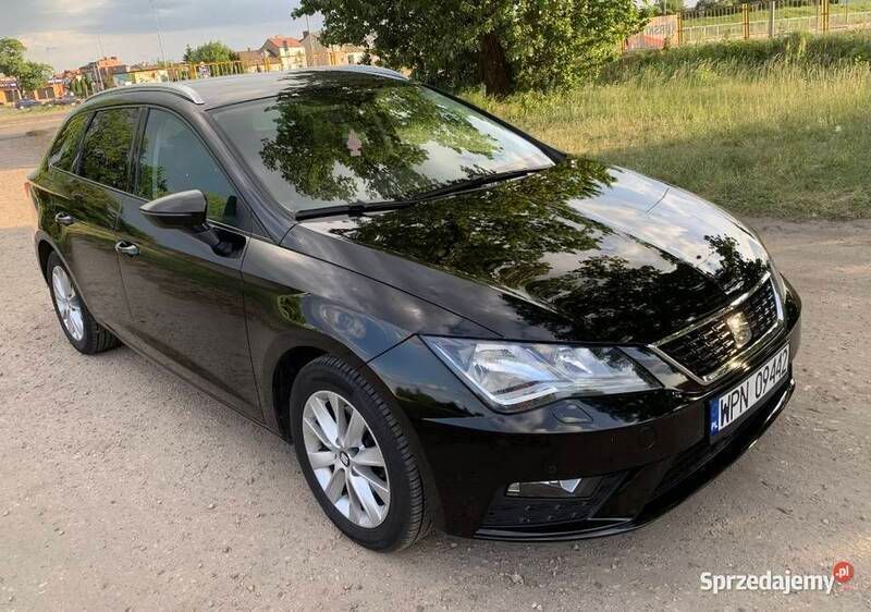 Czarny Używany 2018 Seat Leon ST Kombi | 46 900 zł (Super Cena) - Obraz 1/4