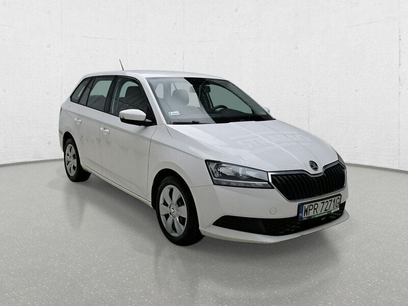 Biały Używany 2019 Skoda Fabia Hatchback | 13 700 zł (Dobra cena) - Obraz 1/4