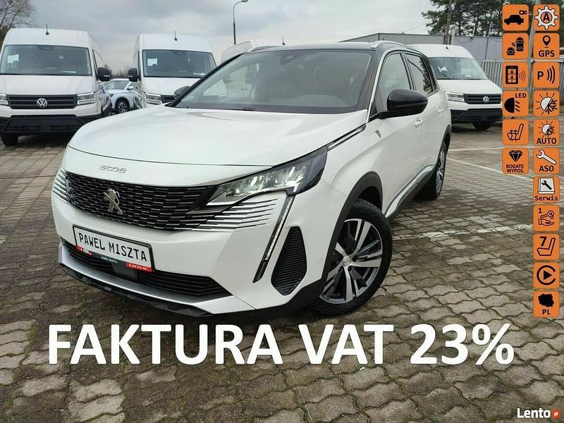 Biały Używany 2022 Peugeot 5008 Minivan | 1 299 000 zł - Obraz 1/4