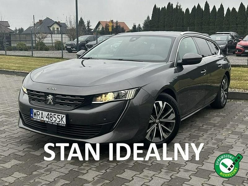 Czarny Używany 2021 Peugeot 508 SW Kombi | 72 900 zł - Obraz 1/4