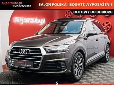 Brązowy Używany 2017 Audi Q7 S-Line SUV | 139 900 zł (Uczciwa cena) - Obraz 1/4
