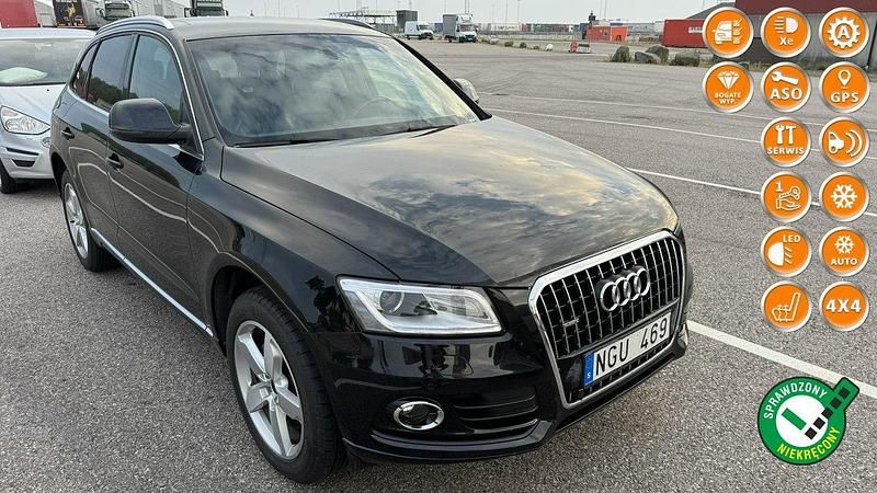 Czarny Używany 2013 Audi Q5 S-Line SUV | 64 999 zł (Super Cena) - Obraz 1/4