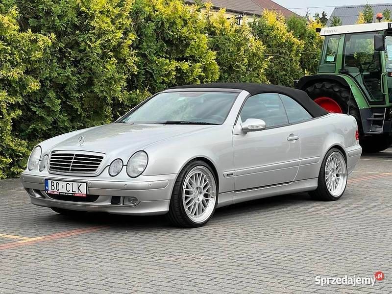 Srebrny Używany 2002 Mercedes CLK230 Kabriolet | 44 900 zł - Obraz 1/4
