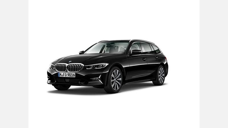 Black sapphire metallic metalizowany Używany 2022 BMW 320 Luxury Line Kombi | 139 900 zł (Uczciwa cena) - Obraz 1/3