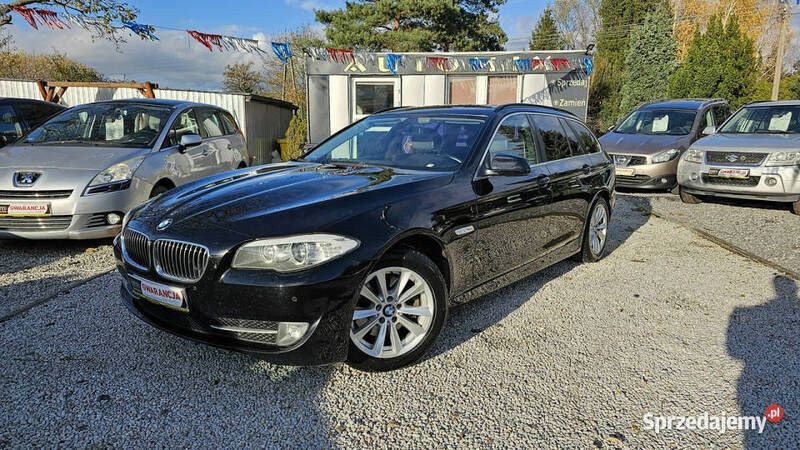 Czarny Używany 2010 BMW 520 Sedan/Limuzyna | 38 800 zł (Drogi) - Obraz 1/2