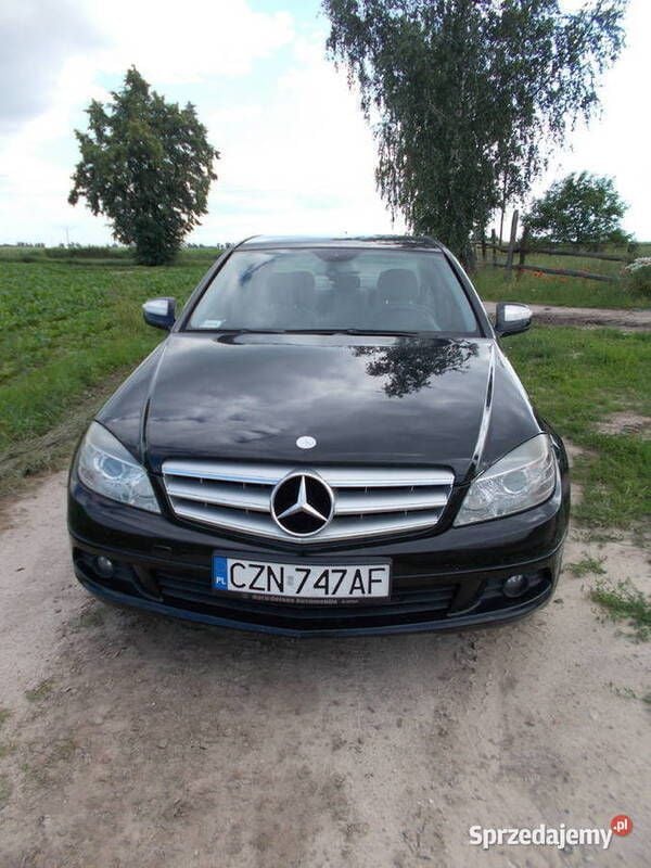 Czarny Używany 2007 Mercedes C220 Sedan/Limuzyna | 23 800 zł (Dość drogi) - Obraz 1/4