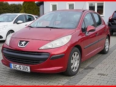 Używany Peugeot 207 88 KM (64 kW) 2006 Bordowy Sedan/Limuzyna