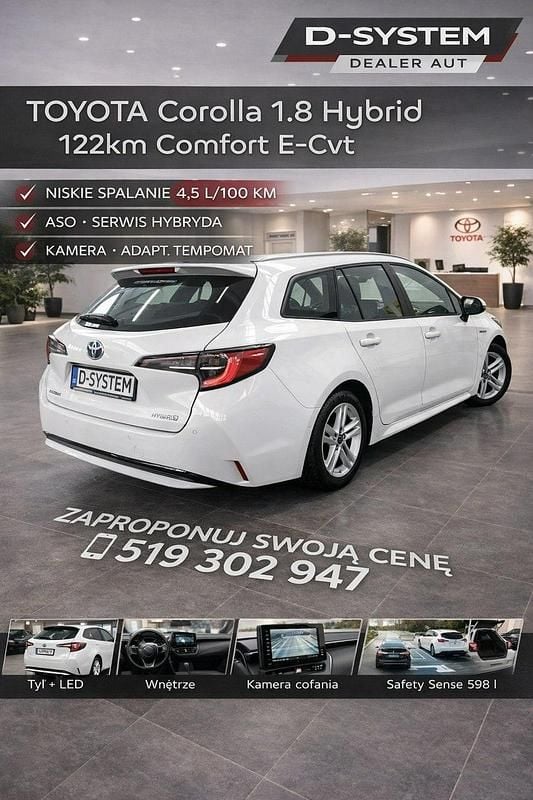 Używany Toyota Corolla 122 KM (89 kW) 2021 Biały Kombi