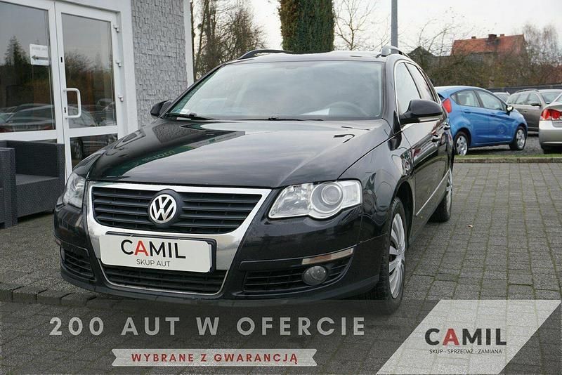 Czarny Używany 2008 VW Passat Kombi | 9900 zł (Uczciwa cena) - Obraz 1/3