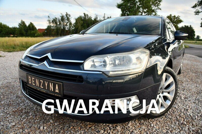 Niebieski ciemny (metalik) Używany 2008 Citroën C5 Sedan/Limuzyna | 19 999 zł (Dość drogi) - Obraz 1/4
