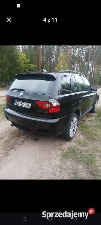 Czarny Używany 2006 BMW X3 SUV | 24 500 zł - Obraz 1/4