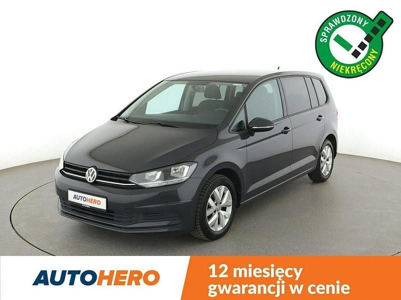 Czarny Używany 2017 VW Touran Minivan | 54 100 zł (Uczciwa cena) - Obraz 1/3