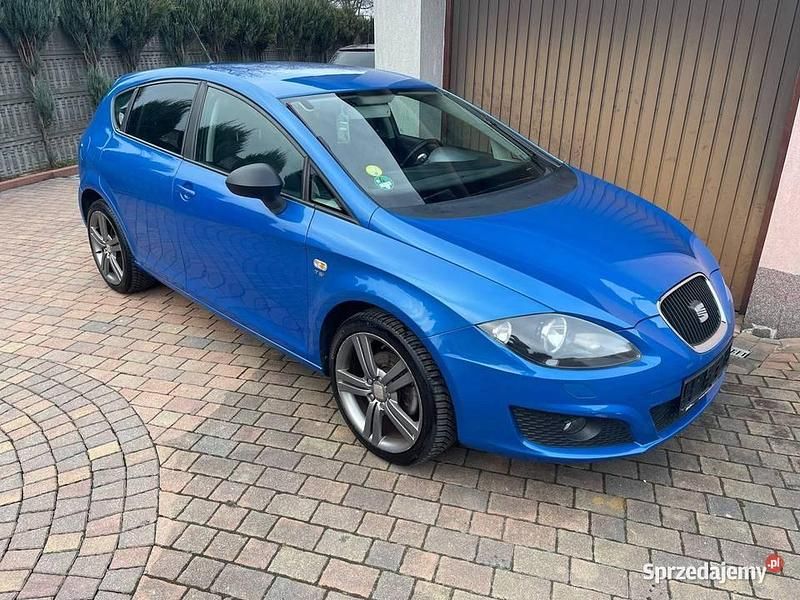 Niebieski Używany 2009 Seat Leon Hatchback | 19 999 zł - Obraz 1/4