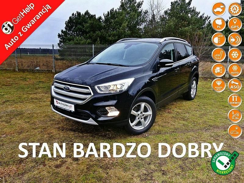 Czarny (metalik) Używany 2019 Ford Kuga Titanium SUV | 54 999 zł (Dobra cena) - Obraz 1/4
