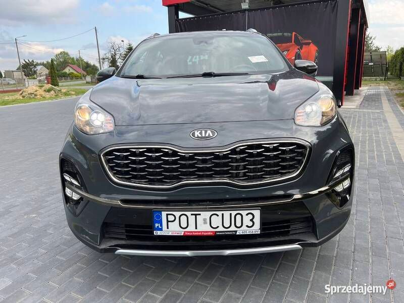 Grafitowy Używany 2020 Kia Sportage SUV | 79 900 zł (Uczciwa cena) - Obraz 1/4