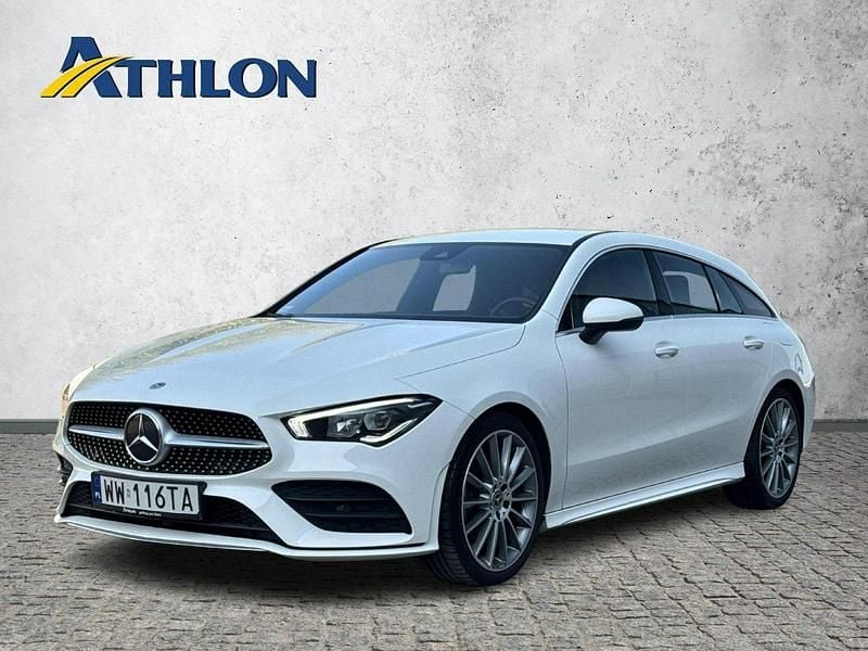 Biały Używany 2022 Mercedes CLA220 Sedan/Limuzyna | 146 600 zł - Obraz 1/4