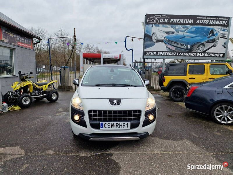 Biały (metalik) Używany 2011 Peugeot 3008 SUV | 26 900 zł (Uczciwa cena) - Obraz 1/4
