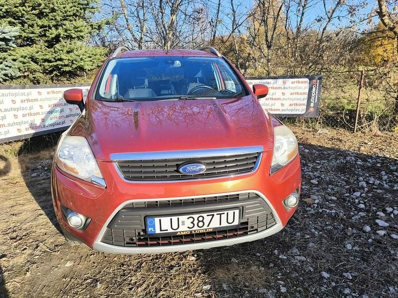 Bordowy Używany 2008 Ford Kuga SUV | 25 900 zł (Uczciwa cena) - Obraz 1/4