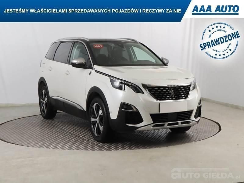Biały Używany 2019 Peugeot 5008 Minivan | 72 999 zł (Uczciwa cena) - Obraz 1/4
