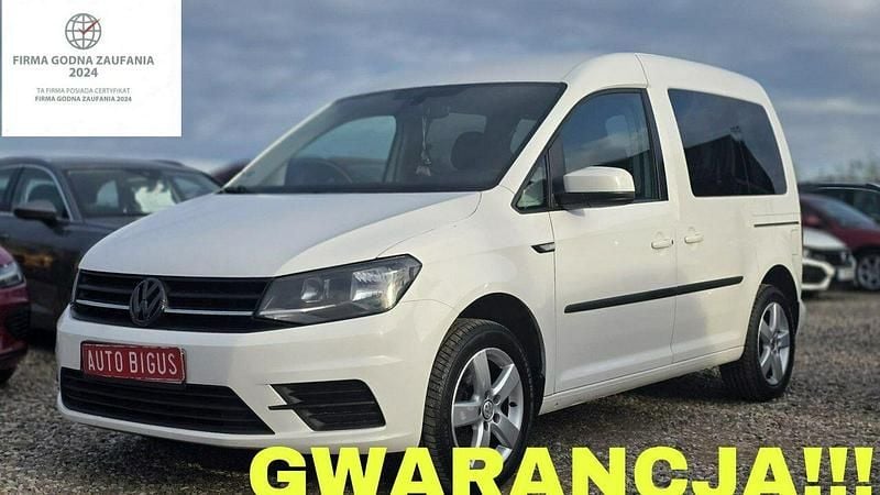 Biały Używany 2018 VW Caddy Minivan | 25 900 zł - Obraz 1/4