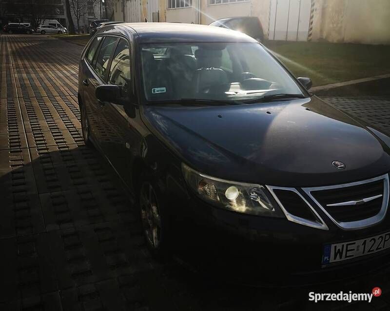 Czarny Używany 2007 Saab 9-3 Kombi | 16 500 zł (Uczciwa cena) - Obraz 1/4