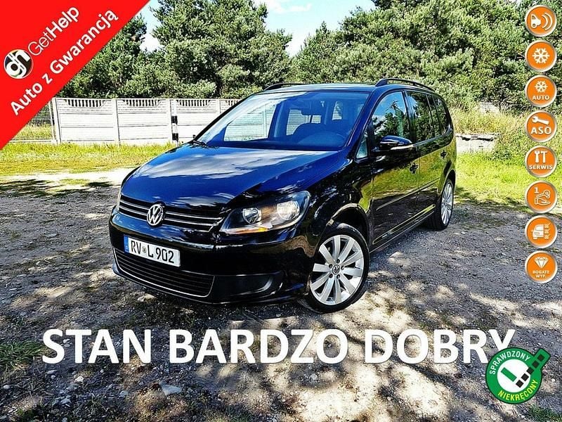 Czarny Używany 2010 VW Touran Comfortline Minivan | 21 990 zł (Uczciwa cena) - Obraz 1/4