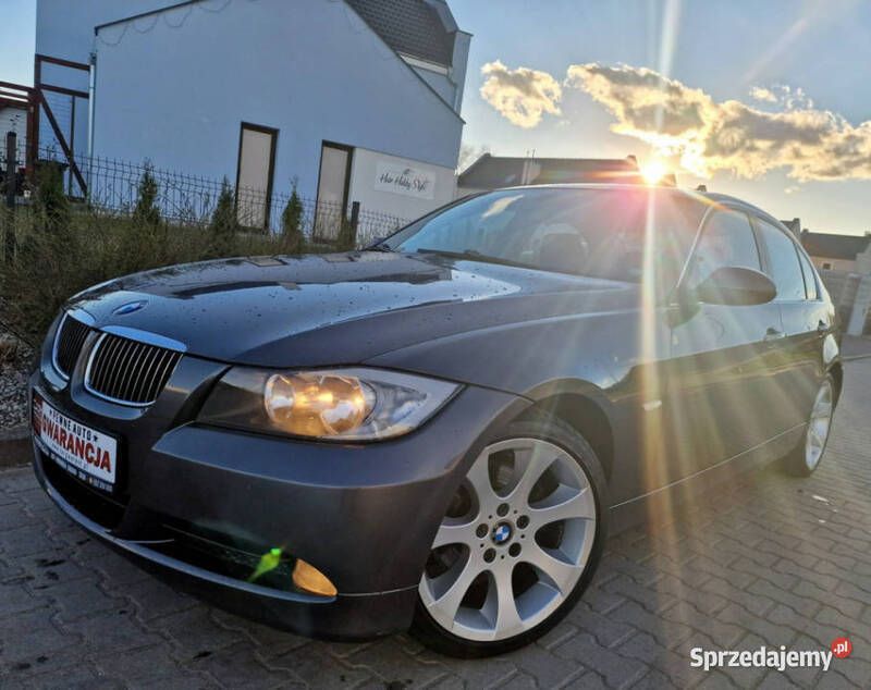 Szary Używany 2008 BMW 325 Sedan/Limuzyna | 24 990 zł - Obraz 1/4