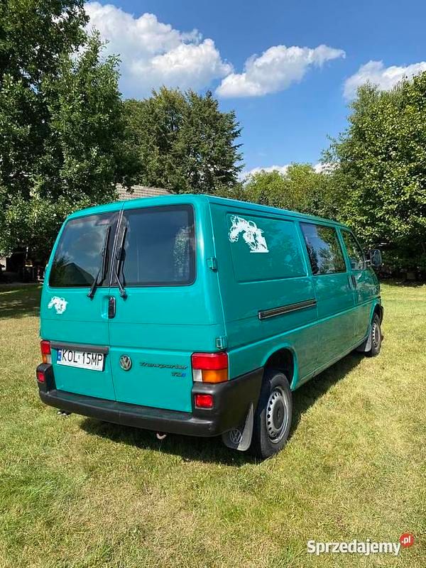 Zielony Używany 2003 VW T4 Van | 18 900 zł (Uczciwa cena) - Obraz 1/4