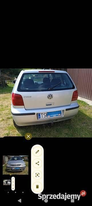 Srebrny Używany 2000 VW Polo Sedan/Limuzyna | 2950 zł (Uczciwa cena) - Obraz 1/4