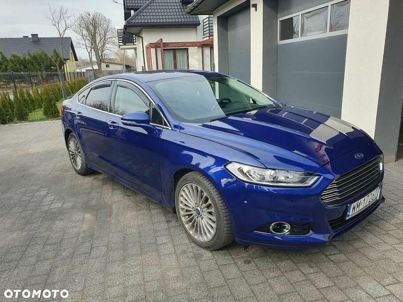 Niebieski Używany 2016 Ford Fusion Titanium Sedan/Limuzyna | 49 999 zł (Uczciwa cena) - Obraz 1/4