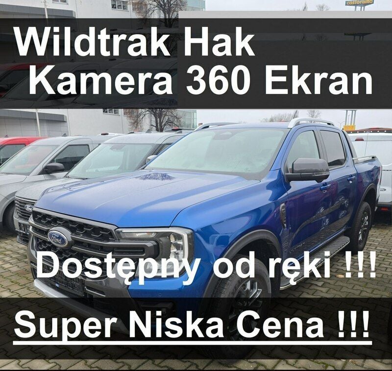 Niebieski (metalik) Nowe 2024 Ford Ranger Wildtrack Pickup | 269 370 zł (Dobra cena) - Obraz 1/4