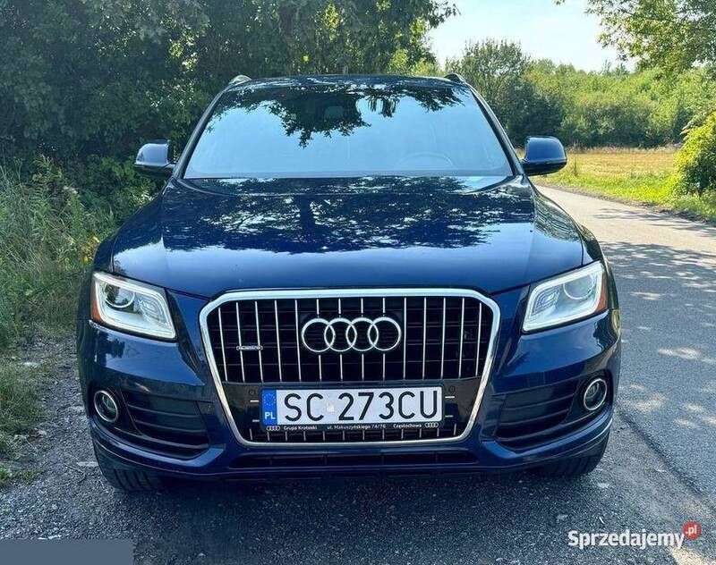Niebieski Używany 2015 Audi Q5 S-Line SUV | 79 900 zł (Super Cena) - Obraz 1/4