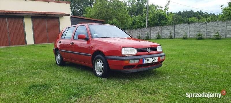 Czerwony Używany 1991 VW Golf III Hatchback | 2500 zł - Obraz 1/4