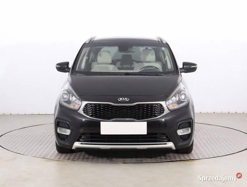 Czarny Używany 2017 Kia Carens Minivan | 52 999 zł - Obraz 1/4