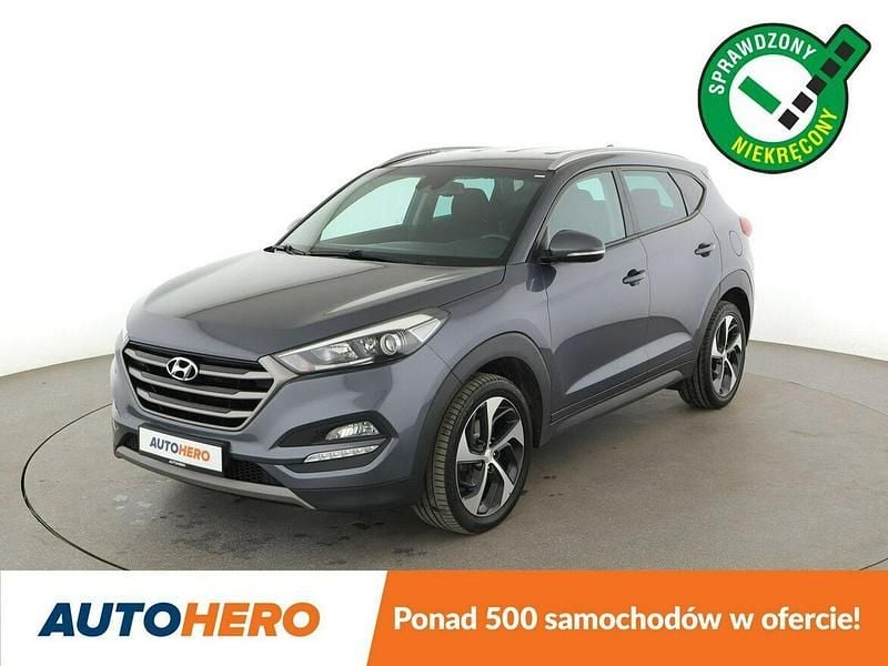 Szary Używany 2017 Hyundai Tucson SUV | 53 800 zł (Super Cena) - Obraz 1/3
