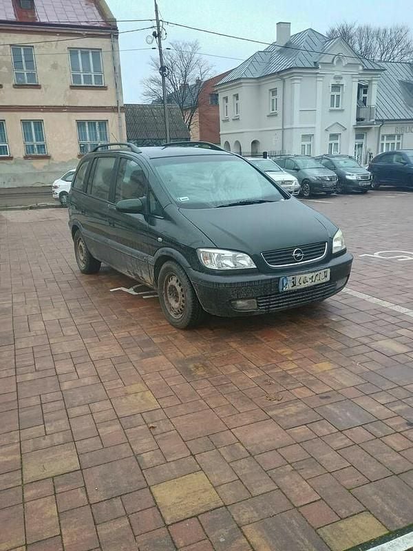 Używany Opel Zafira 2002 Zielony Minivan