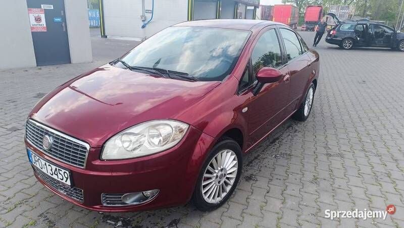 Bordowy Używany 2007 Fiat Linea Sedan/Limuzyna | 4700 zł - Obraz 1/4
