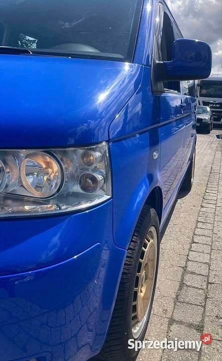Niebieski Używany 2005 VW Multivan Minivan | 45 555 zł (Uczciwa cena) - Obraz 1/4