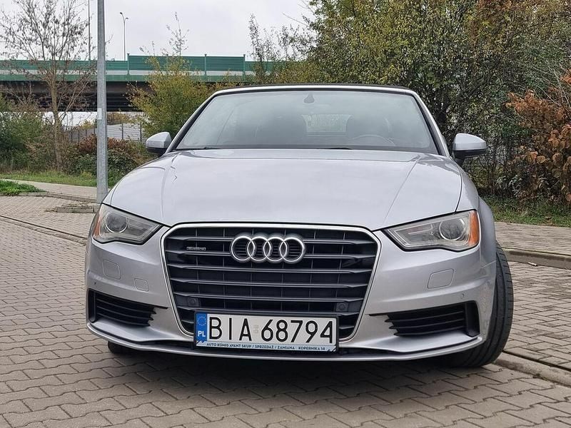 Srebrny Używany 2016 Audi A3 Cabriolet Premium Kabriolet | 54 900 zł - Obraz 1/4