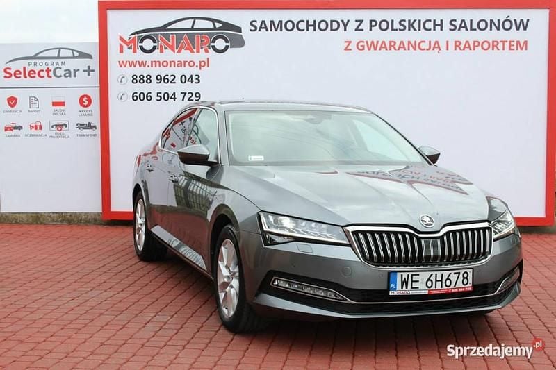 Używany Skoda Superb Ambition 150 KM (110 kW) 2022 Szary Sedan/Limuzyna